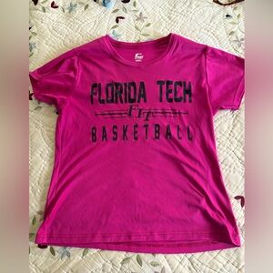 Florida Tech Basketball Pink dry fit shirt